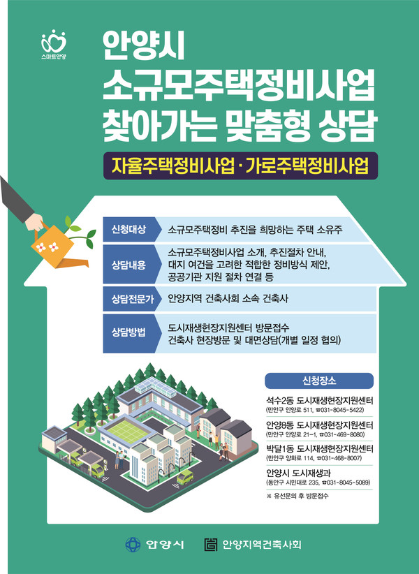 안양시 소규모주택정비 찾아가는 맞춤형 상담서비스 시행 (자료제공=안양시)