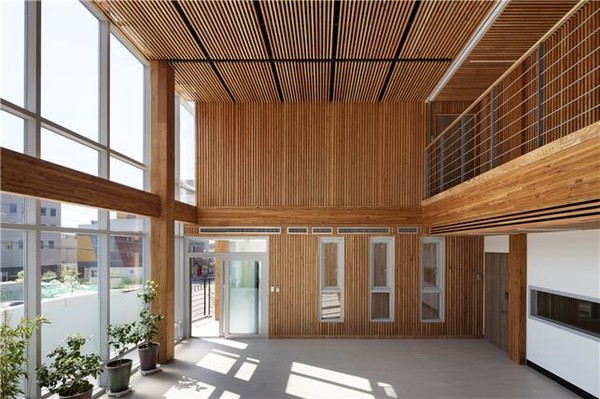 한그린 목조관 내부 모습(자료제공=산림청)