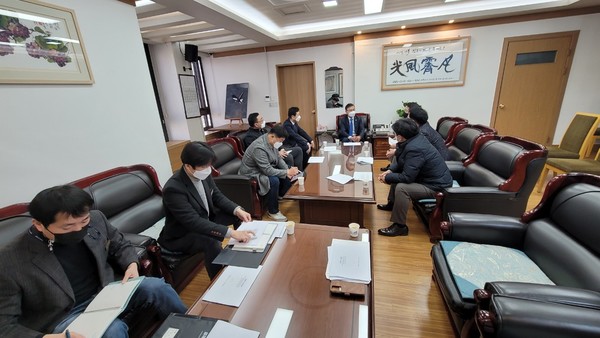 김포시장 및 공무원 간담회(자료제공=김포지역건축사회)