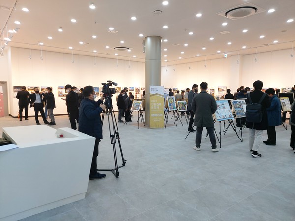 2021강원건축문화제 작품전시(장소:원주문화원)(자료제공=강원도건축사회)