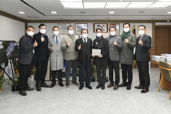 콤팩트 시티 건설을 위한 포천지역건축사회 임원과의 간담회 개최(자료제공=포천시)