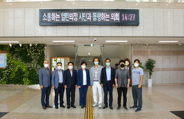 안양시의회와 안양지역건축사회, 안양시 조례 일부개정 논의(자료제공=안양시의회)