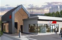 카페우체국 디자인 개념도, 문화 트렌드 반영한 폴딩도어 카페형식 도입(자료제공=우정사업본부)