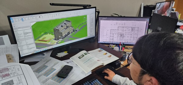2년 전부터 2D CAD 대신 BIM으로만 병원설계를 진행, ㈜현신종합건축사사무소(자료제공=전재일)