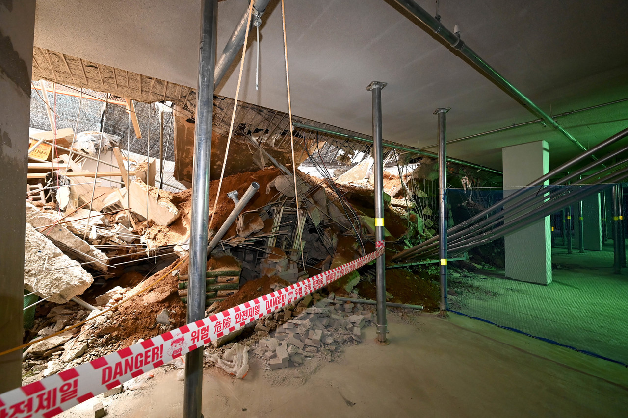 검단신도시 아파트 신축공사 지하주차장 붕괴사고 현장(자료제공=인천광역시)