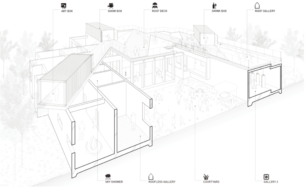 공간개념도(자료제공=소다미술관)