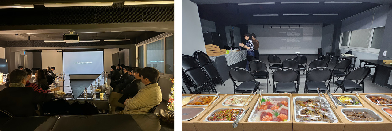 영화상영회(사진=(좌)수원지역건축사회, (우)송은하)