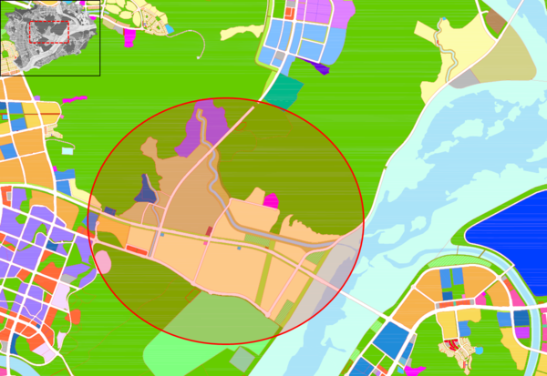 ‘행복도시 국가상징구역 도시건축 통합설계 국제공모’ 대상이 될 국가상징구역(안)(자료제공=행복청)