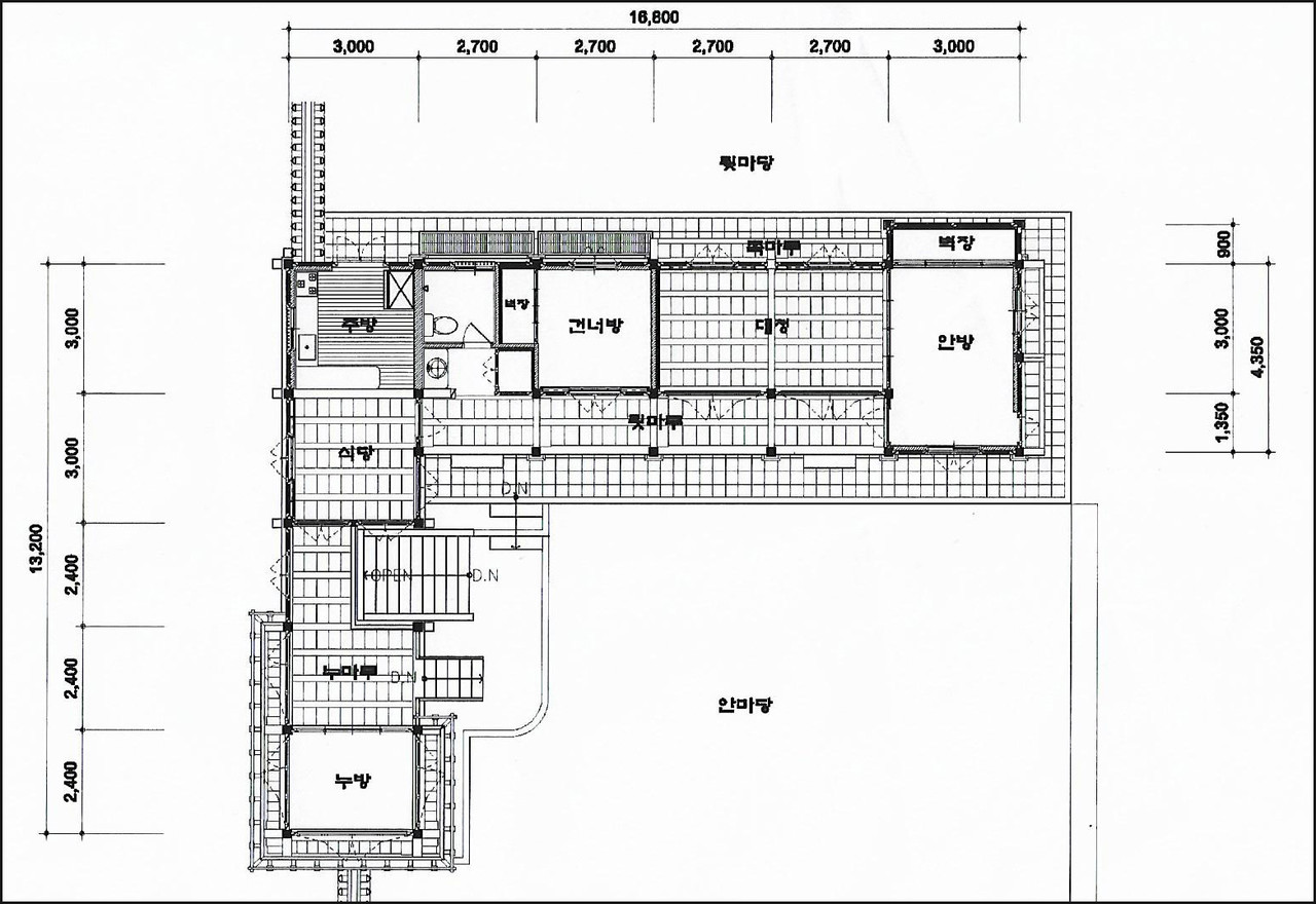 구림재 1층평면도(자료제공=한윤상)