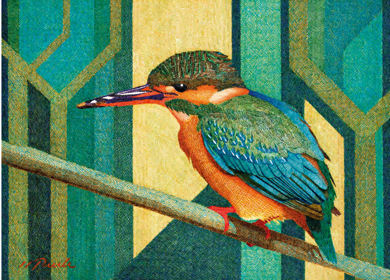 2011-02 물총새 _The Kingfisher Pen and ink on paper, 37 x 27cm, 박병제 作