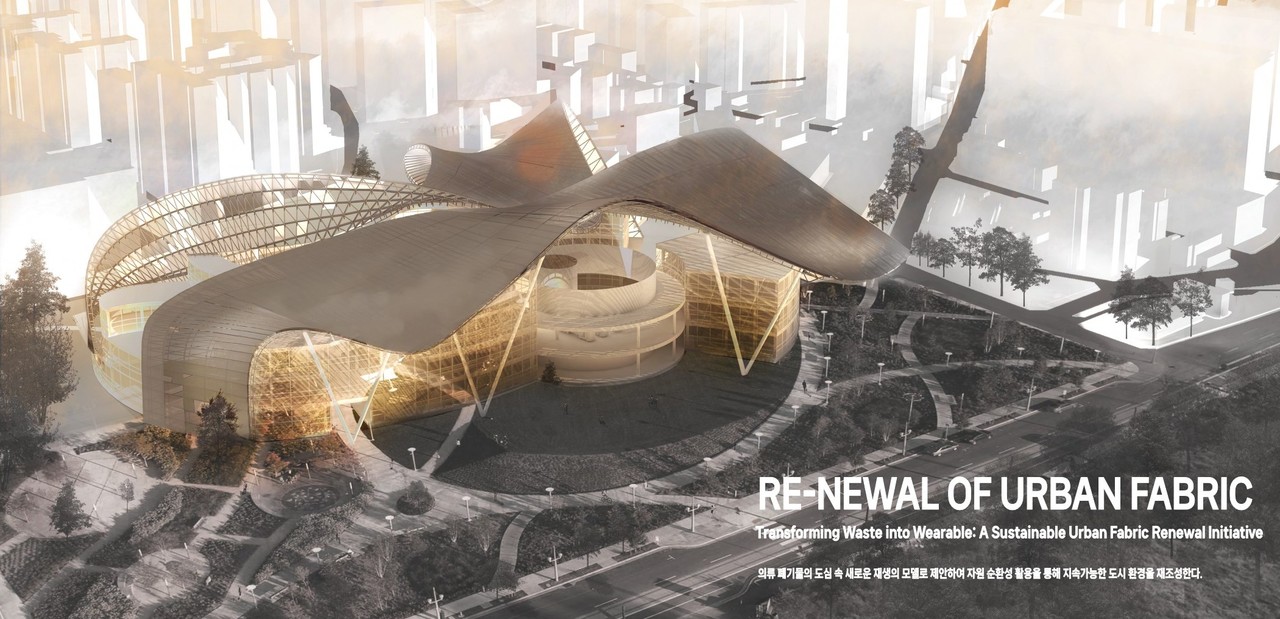 제28회 경기도건축문화상 계획작품 부문 대상 수상작 전남대학교 소재은 학생의 'RE-NEWAL OF URBAN FABRIC'(자료제공=경기도건축사회)