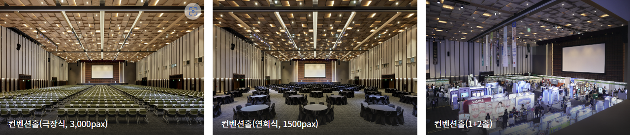 컨벤션홀(사진제공=수원컨벤션센터 홈페이지)