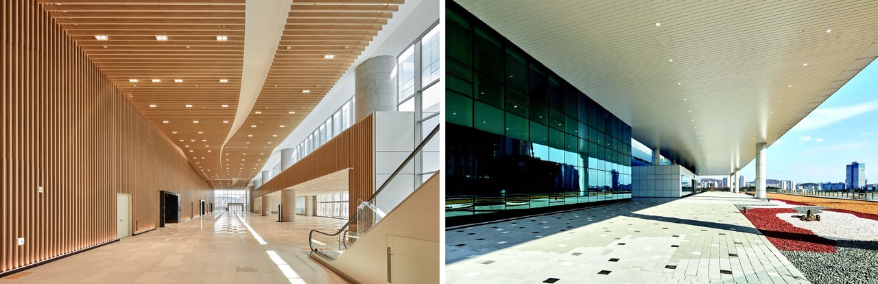 3층 컨벤션홀로비/3층 야외로비(사진제공＝수원컨벤션센터)