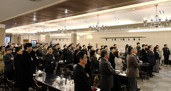 ​가평지역건축사회 제64대-7대 회장 이취임식(사진:가평지역건축사회)​