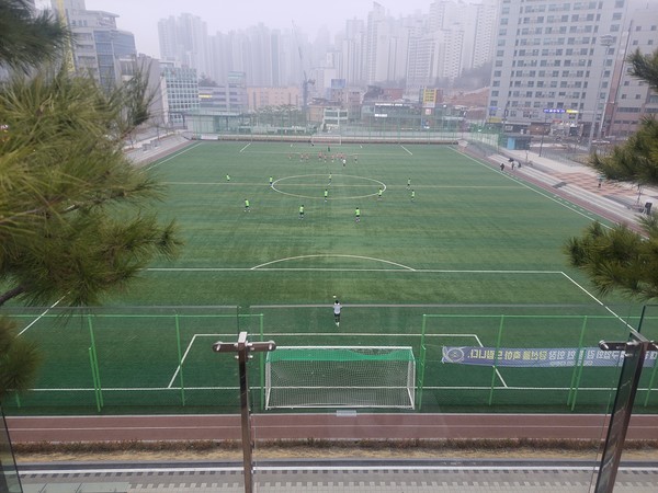 복합문화센터3층 광명시민운동장 (사진=권기진)