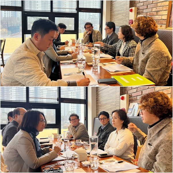 60주년 기념사업단 회의(자료제공=안양지역건축사회)