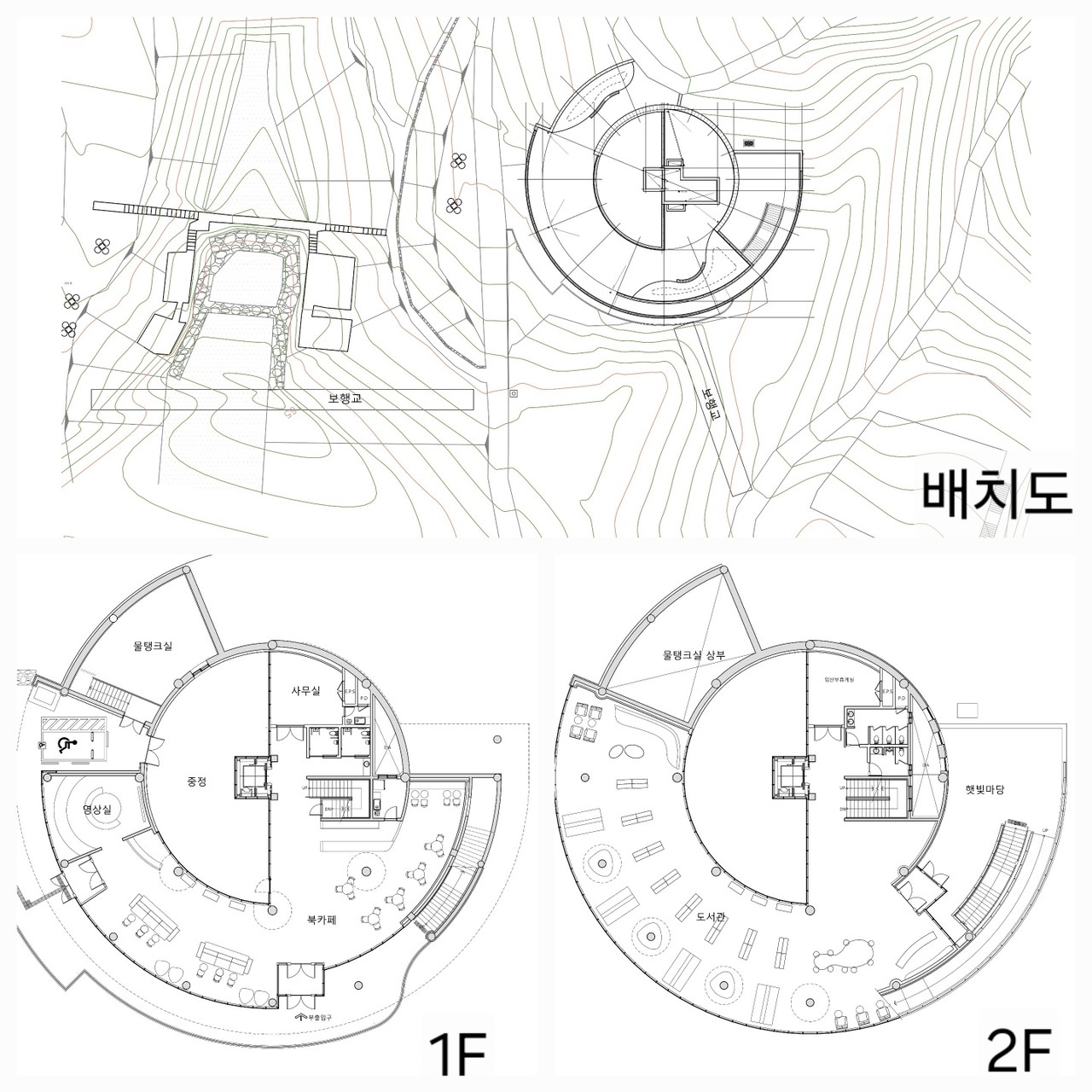 배치도 및 각층 평면도(사진=김종호)