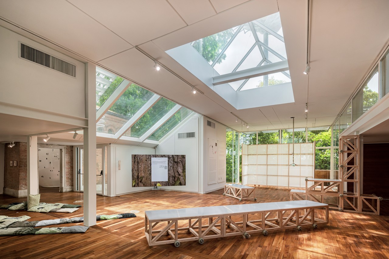 한국관 설치 전경, 2025. 사진=최용준 ⓒ2025 한국관 추진단