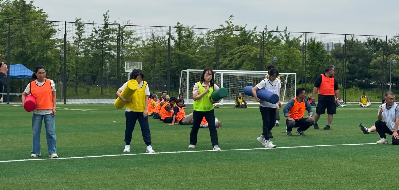 2025년 수원지역건축사회 한마음 운동회의 계주