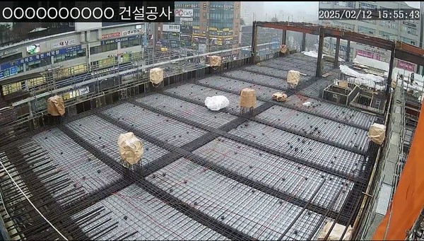 보정종합복지회관 건축현장 촬영영상(자료제공=용인시)