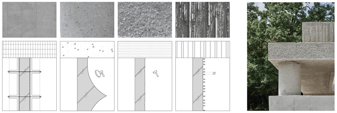 4 types of exposed concrete(자료제공=경기도건축사회)