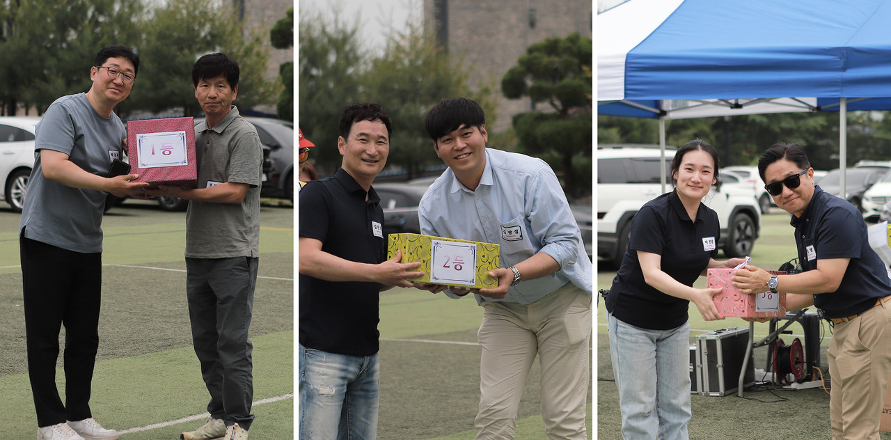 행운권추첨 상품전달식(자료제공=화성오산건축사회)